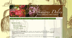 Desktop Screenshot of pepinieres-delay.com